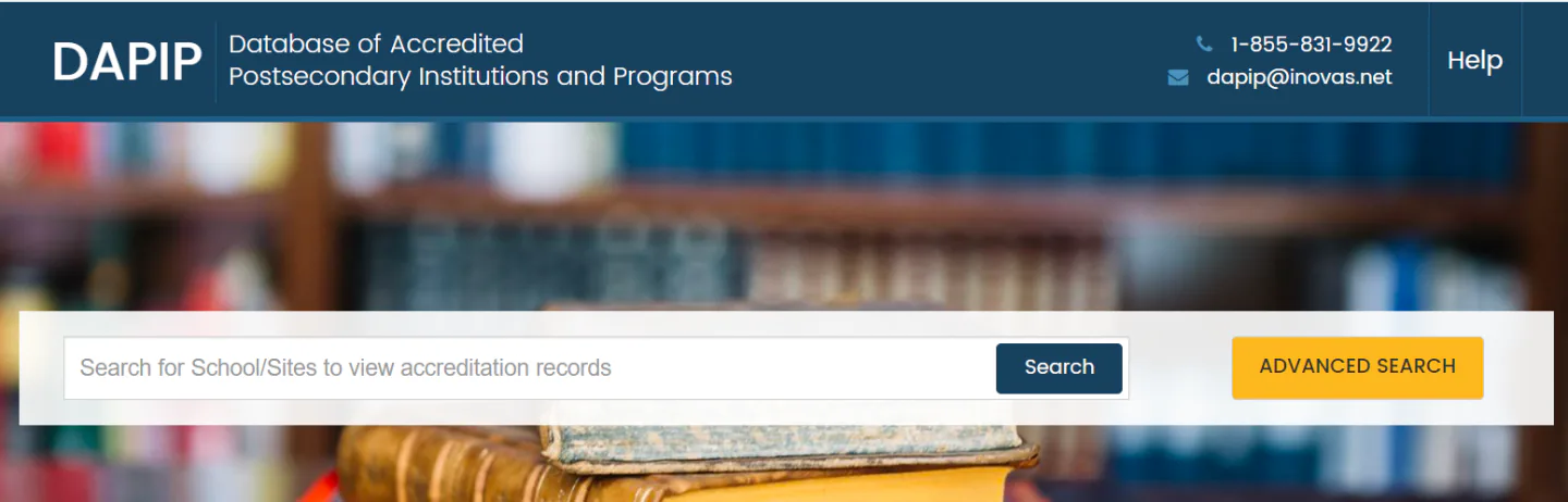A snapshot of a database of accredited postsecondary instituions and programs in the US