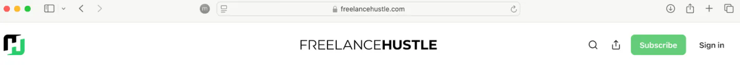 A Substack website with a custom domain