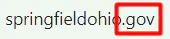 A URL with the .gov extension highlighted