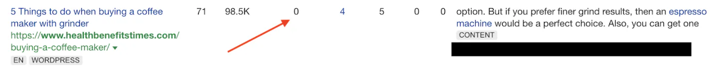 example of a page with 0 links going to it