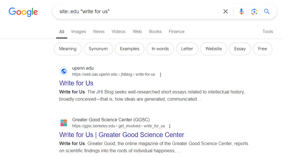 Search results for site:.edu "write for us"
