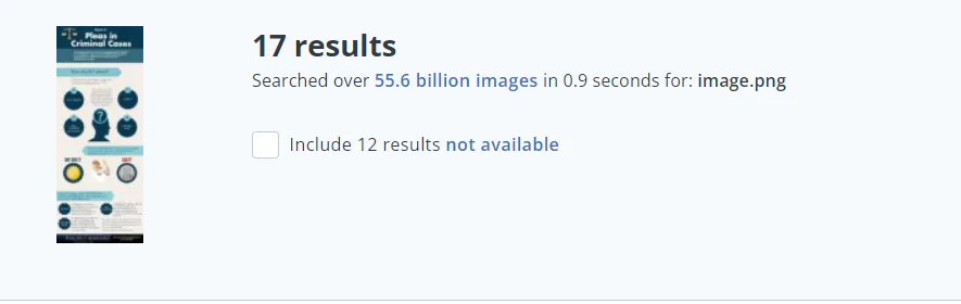 TinEye's analysis of the above infographic shows it has 17 matches on the web